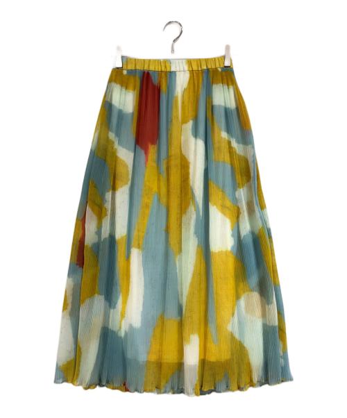 HERALBONY（ヘラルボニー）HERALBONY (ヘラルボニー) レイヤードプリーツスカート「リクレーマー」 マルチカラー サイズ:SIZE Sの古着・服飾アイテム