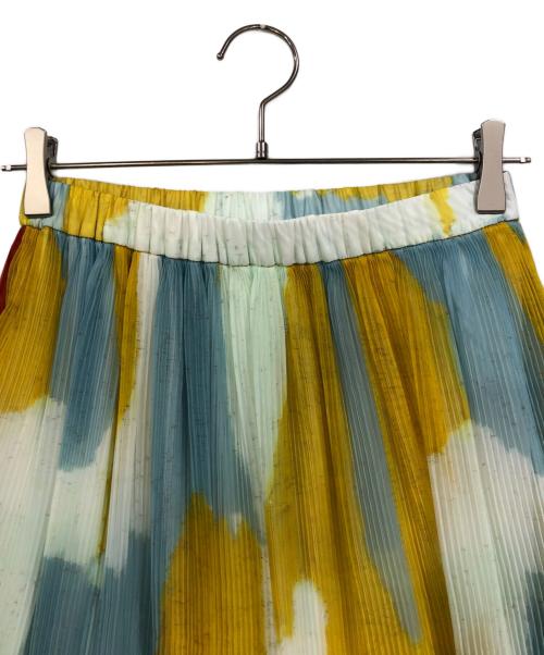 HERALBONY（ヘラルボニー）HERALBONY (ヘラルボニー) レイヤードプリーツスカート「リクレーマー」 マルチカラー サイズ:SIZE Sの古着・服飾アイテム