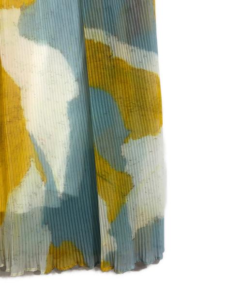 HERALBONY（ヘラルボニー）HERALBONY (ヘラルボニー) レイヤードプリーツスカート「リクレーマー」 マルチカラー サイズ:SIZE Sの古着・服飾アイテム