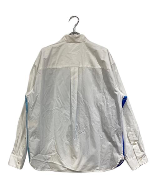 HERALBONY（ヘラルボニー）HERALBONY (ヘラルボニー) レギュラーカラーシャツ「タイトル不明」 ホワイト サイズ:SIZE Mの古着・服飾アイテム