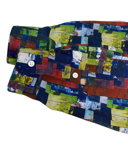 HERALBONY（ヘラルボニー）HERALBONY (ヘラルボニー) レギュラーカラーシャツ「My world」 マルチカラー サイズ:SIZE Mの古着・服飾アイテム