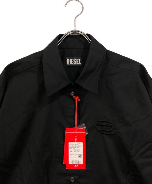 DIESEL（ディーゼル）DIESEL (ディーゼル) シャツワンピース ブラック サイズ:SIZE Sの古着・服飾アイテム