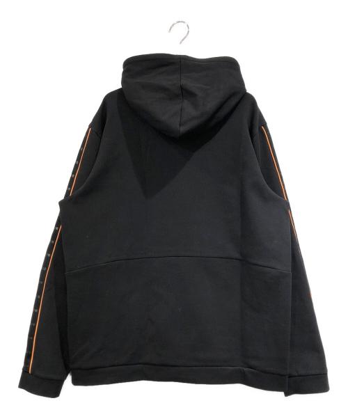 BOSS（ボス）BOSS (ボス) ロゴプリントパーカー ブラック サイズ:SIZE XLの古着・服飾アイテム