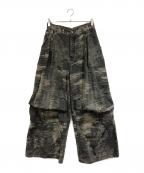 TAAKKターク）の古着「DESIGN TROUSERS」｜グレー