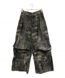 TAAKK（ターク）の古着「DESIGN TROUSERS」｜グレー
