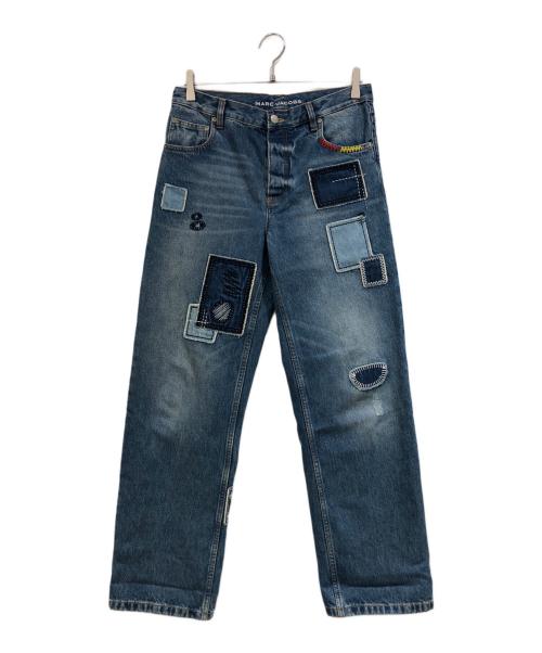 MARC JACOBS（マークジェイコブス）MARC JACOBS (マークジェイコブス) パッチワークジーンズ ブルー サイズ:SIZE 28の古着・服飾アイテム
