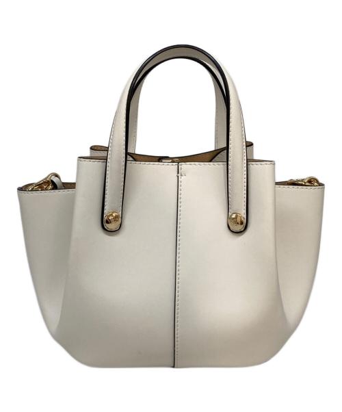 TOMORROW LAND（トゥモローランド）TOMORROW LAND (トゥモローランド) SHELL MINI バッグ ホワイトの古着・服飾アイテム