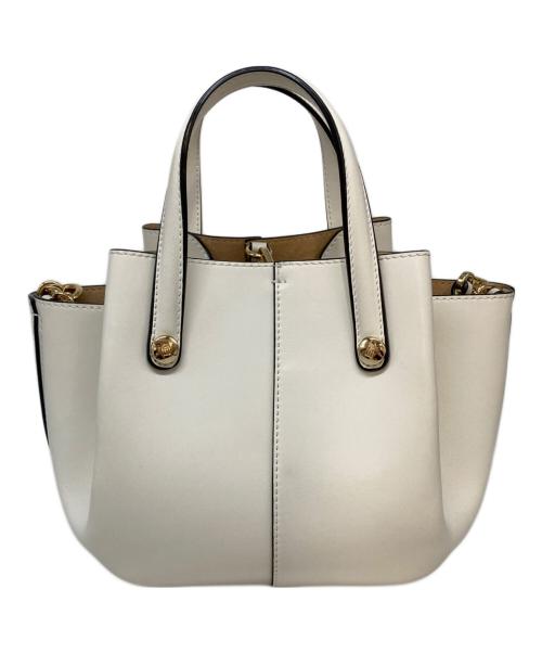 TOMORROW LAND（トゥモローランド）TOMORROW LAND (トゥモローランド) SHELL MINI バッグ ホワイトの古着・服飾アイテム