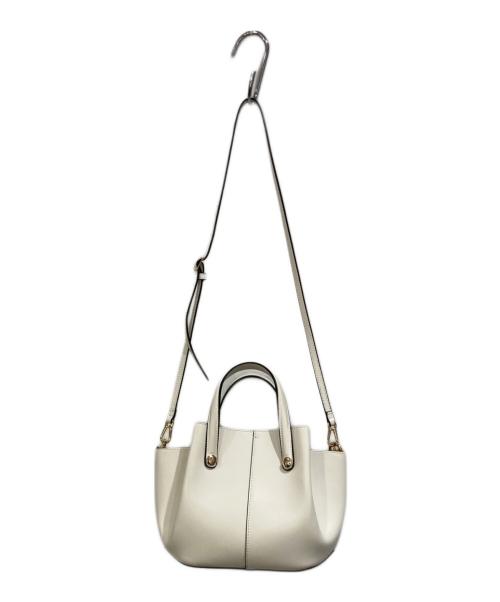 TOMORROW LAND（トゥモローランド）TOMORROW LAND (トゥモローランド) SHELL MINI バッグ ホワイトの古着・服飾アイテム