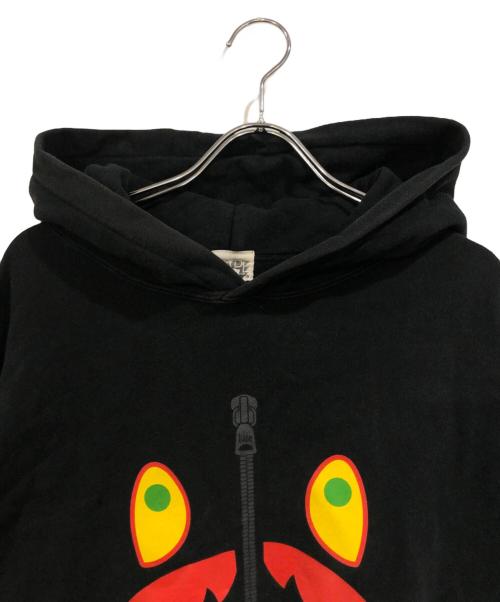 BAPE BY A BATHING APE（ベイプバイアベイシングエイプ）BAPE BY A BATHING APE (ベイプバイアベイシングエイプ) シャークプリントパーカー ブラック サイズ:SIZE XLの古着・服飾アイテム