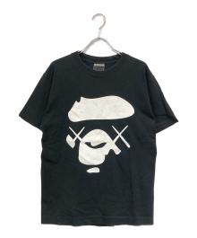 A BATHING APE×KAWS（アベイシングエイプ×カウズ）の古着「オールドフェイス」｜ブラック