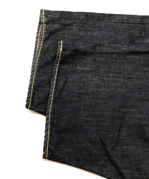 BAPE BY A BATHING APE（ベイプバイアベイシングエイプ）BAPE BY A BATHING APE (ベイプバイアベイシングエイプ) シャークプリントデニムハーフパンツ インディゴ サイズ:SIZE Lの古着・服飾アイテム