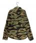 A BATHING APE (アベイシングエイプ) タイガーカモシャツ グリーン サイズ:SIZE L：7000円