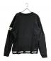 F.C.R.B. (エフシーレアルブリストル) ロゴデザインクルーネックスウェット ブラック サイズ:SIZE L：10000円