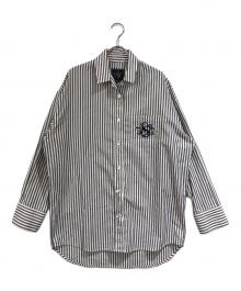 SEVEN TEN by MIHO KAWAHITO（セブン テン バイ ミホ カワヒト）の古着「SVT刺繍オックスシャツ」｜ホワイト