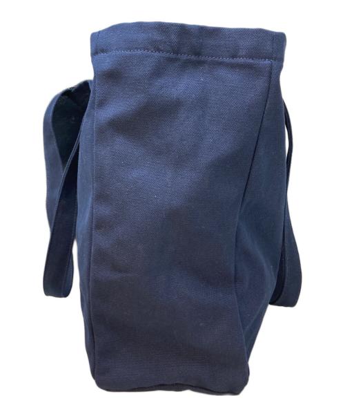 POLO RALPH LAUREN（ポロ・ラルフローレン）POLO RALPH LAUREN (ポロ・ラルフローレン) エンブロイダリーキャンバストート ネイビーの古着・服飾アイテム