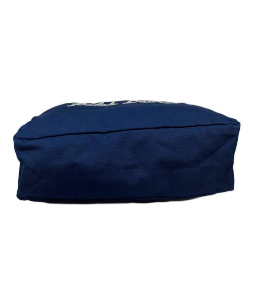 POLO RALPH LAUREN（ポロ・ラルフローレン）POLO RALPH LAUREN (ポロ・ラルフローレン) エンブロイダリーキャンバストート ネイビーの古着・服飾アイテム