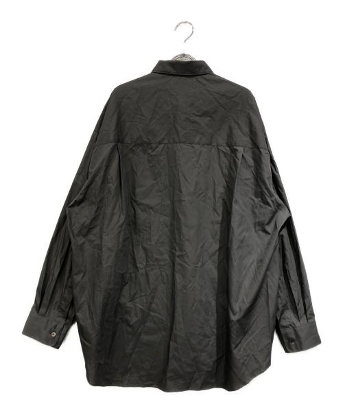 Graphpaper（グラフペーパー）Graphpaper (グラフペーパー) Broad L/S Oversized Regular Collar Shirt グレー サイズ:SIZE 1の古着・服飾アイテム