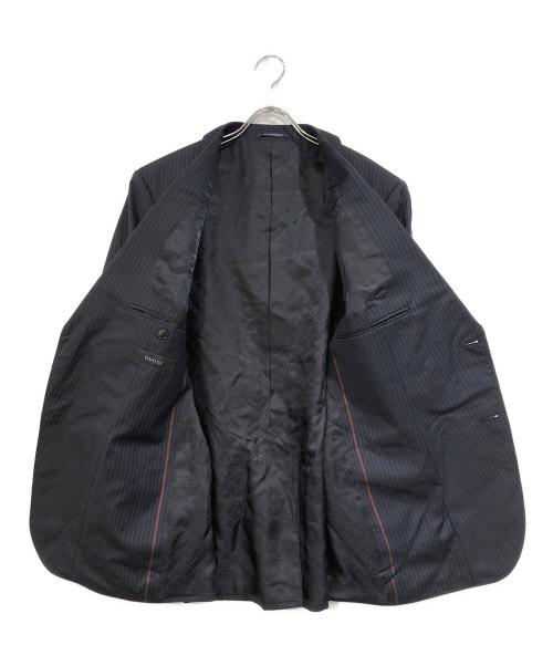 GUCCI（グッチ）GUCCI (グッチ) ストライプセットアップ ネイビー サイズ:SIZE 7-56Rの古着・服飾アイテム