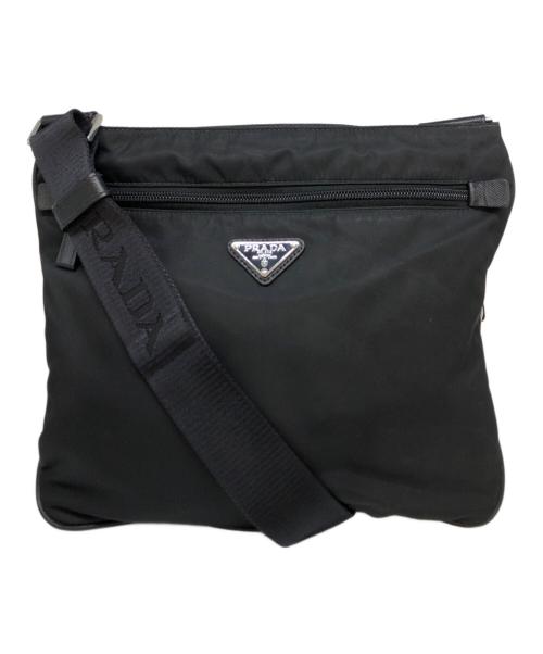 PRADA（プラダ）PRADA (プラダ) リナイロンショルダーバッグ ブラックの古着・服飾アイテム