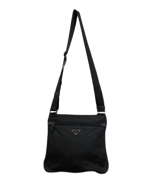 PRADA（プラダ）PRADA (プラダ) リナイロンショルダーバッグ ブラックの古着・服飾アイテム