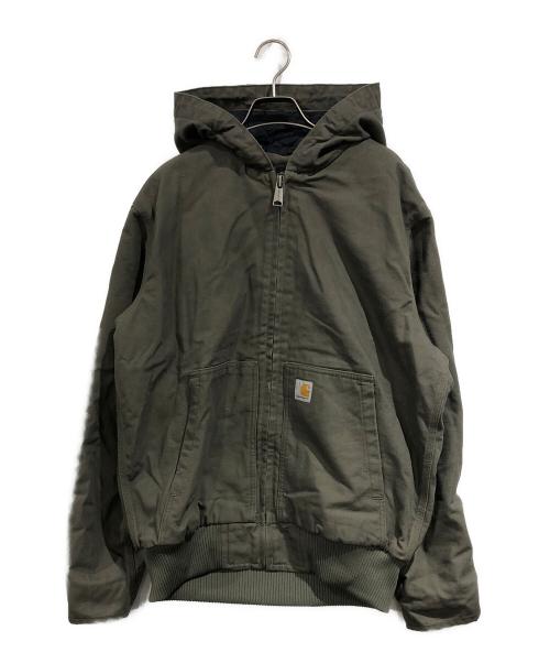 CarHartt（カーハート）CarHartt (カーハート) WASHED DUCK INSULATED ACTIVE JACKET カーキ サイズ:SIZE Mの古着・服飾アイテム