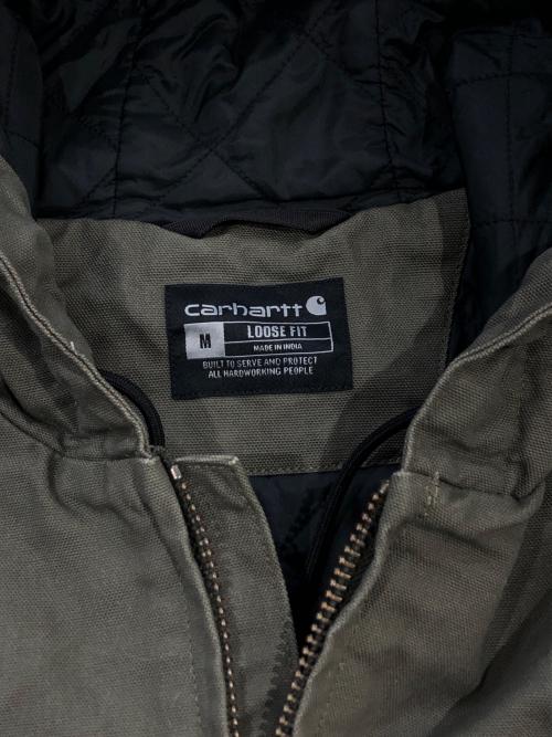CarHartt（カーハート）CarHartt (カーハート) WASHED DUCK INSULATED ACTIVE JACKET カーキ サイズ:SIZE Mの古着・服飾アイテム