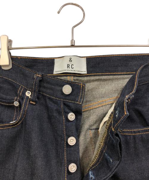 &RC（アンドアールシー）&RC (アンドアールシー) セルビッチデニムパンツ インディゴ サイズ:SIZE 40の古着・服飾アイテム