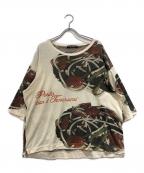 DOLCE & GABBANAドルチェ＆ガッバーナ）の古着「プリントTシャツ」｜ベージュ