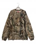 SUPREMEシュプリーム）の古着「Small Box L/S Tee Realtree AP Camo」｜ベージュ