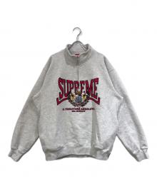 SUPREME（シュプリーム）の古着「Crest Applique Half Zip Pullover」｜グレー