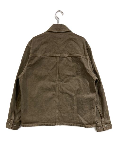PWA（プア）PWA (プア) DENIMU ZIP-UP JKT ベージュ サイズ:SIZE Mの古着・服飾アイテム