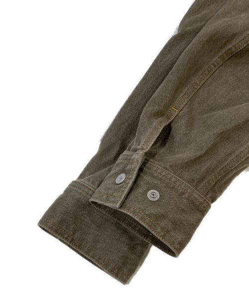 PWA（プア）PWA (プア) DENIMU ZIP-UP JKT ベージュ サイズ:SIZE Mの古着・服飾アイテム