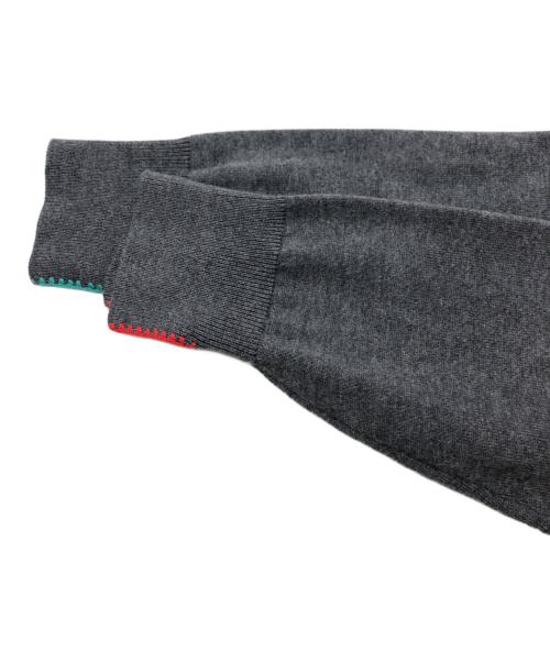 UNITED ARROWS（ユナイテッドアローズ）UNITED ARROWS (ユナイテッドアローズ) HELLO KITTY (ハローキティ) 刺繍デザインカーディガン グレー サイズ:不明の古着・服飾アイテム