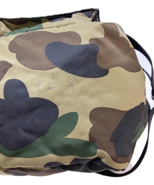 PORTER（ポーター）PORTER (ポーター) A BATHING APE (アベイシングエイプ) カモ柄コラボショルダーバッグ オリーブの古着・服飾アイテム