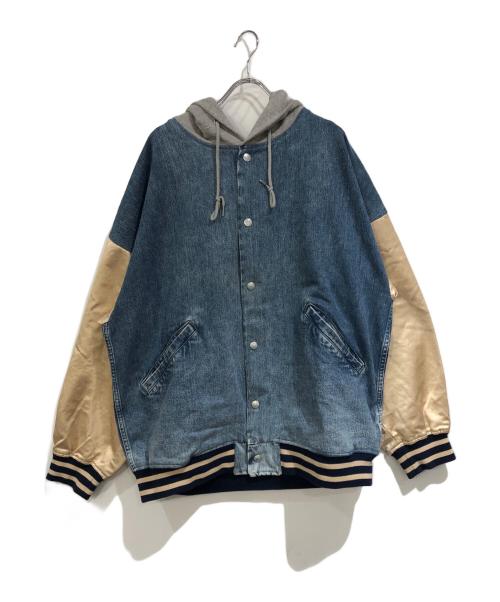 Hysteric Glamour（ヒステリックグラマー）Hysteric Glamour (ヒステリックグラマー) FIRE BEARアップリケリメイクデニムブルゾン インディゴ サイズ:SIZE Freeの古着・服飾アイテム