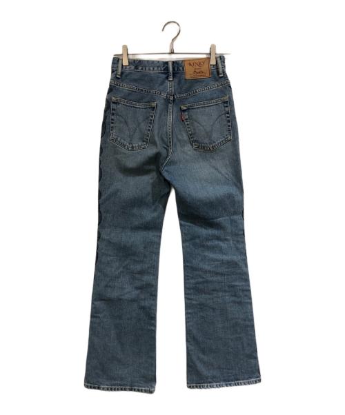 Hysteric Glamour（ヒステリックグラマー）Hysteric Glamour (ヒステリックグラマー) SNAKELOOPフレアデニムパンツ インディゴ サイズ:26の古着・服飾アイテム