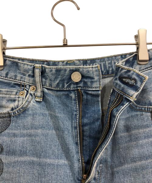 Hysteric Glamour（ヒステリックグラマー）Hysteric Glamour (ヒステリックグラマー) SNAKELOOPフレアデニムパンツ インディゴ サイズ:26の古着・服飾アイテム