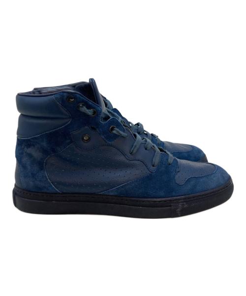 BALENCIAGA（バレンシアガ）BALENCIAGA (バレンシアガ) ハイカットスニーカー ネイビー サイズ:39の古着・服飾アイテム
