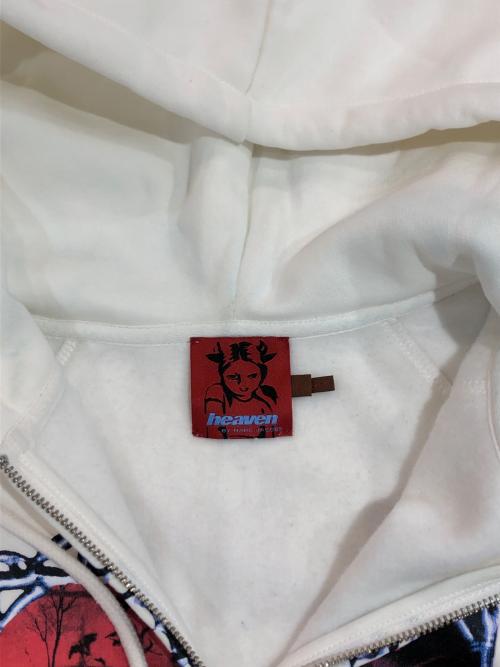 Heaven by Marc Jacobs（ヘブンバイマークジェイコブス）Heaven by Marc Jacobs (ヘブンバイマークジェイコブス) I FEEL ANGRY ZIP UP ホワイト サイズ:SIZE Sの古着・服飾アイテム