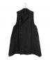 RICK OWENS（リックオウエンス）の古着「ロングジレ」｜ブラック