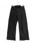 Maison Margiela（メゾンマルジェラ）の古着「BIAS CUT WIDE FLARE DENIM PANTS」｜ブラック
