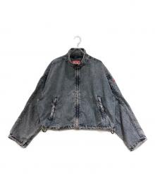 DIESEL（ディーゼル）の古着「デニムジップブルゾン」｜インディゴ