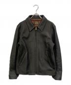 ORIGINAL GARMENT BROTHERS×Y’2 LEATHERオリジナル ガーメント ブラザーズ×ワイツーレザー）の古着「OG-2シングルレザージャケット」｜ブラック