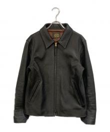 ORIGINAL GARMENT BROTHERS×Y’2 LEATHER（オリジナル ガーメント ブラザーズ×ワイツーレザー）の古着「OG-2シングルレザージャケット」｜ブラック