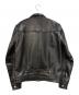 HIGH LARGE LEATHERS (ハイラージレザーズ) レザージャケット ブラック サイズ:38：130000円