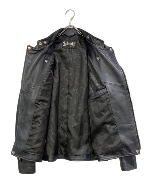 Schott（ショット）Schott (ショット) ダブルライダースジャケット ネイビー サイズ:ＸＬの古着・服飾アイテム