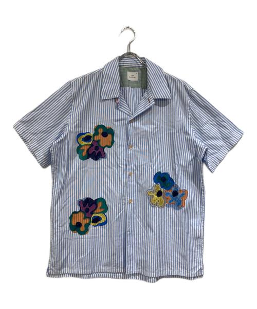 PAUL SMITH（ポールスミス）PAUL SMITH (ポールスミス) オープンカラーシャツ スカイブルー サイズ:SIZE Mの古着・服飾アイテム