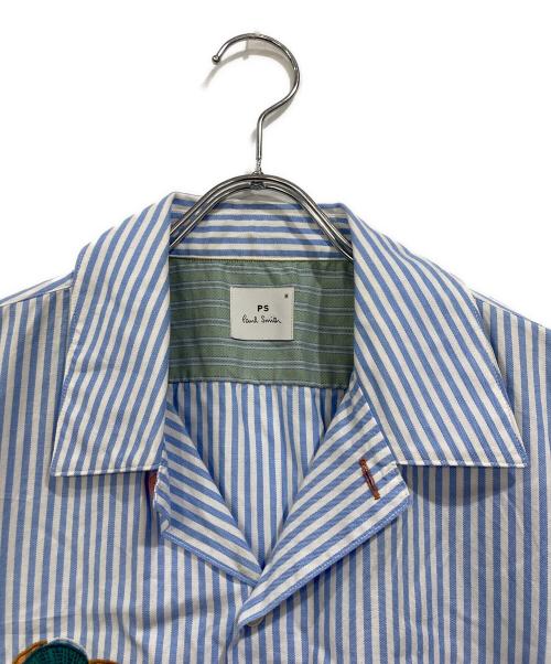 PAUL SMITH（ポールスミス）PAUL SMITH (ポールスミス) オープンカラーシャツ スカイブルー サイズ:SIZE Mの古着・服飾アイテム