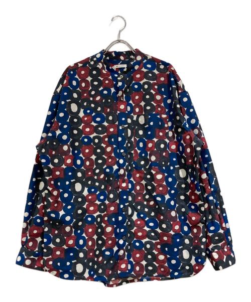 HERALBONY（ヘラルボニー）HERALBONY (ヘラルボニー) ブロードレギュラーカラーシャツ「（無題）」 ネイビー サイズ:Lの古着・服飾アイテム